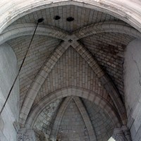 Les voûtes du choeur et de l'abside vues vers l'est (2007)
