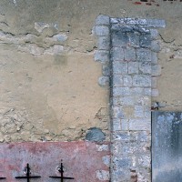 Détail du mur sud de la nef (2003)