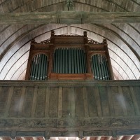 La tribune de la nef et l'orgue vus vers l'ouest (2003)