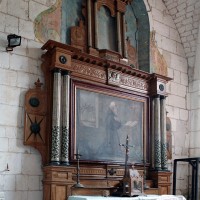 L'autel-retable de la chapelle sud (2004)