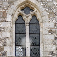 Fenêtre du mur sud de la nef (2005)