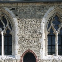 Fenêtres de la chapelle sud vues du sud (2005)