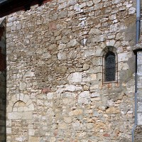Vue partielle du mur sud de la nef (2003)
