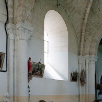 Le mur sud de la première travée du choeur vu vers le sud-ouest (2003)