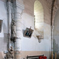 Le mur nord de la seconde travée du choeur vu vers le nord-est (2003)